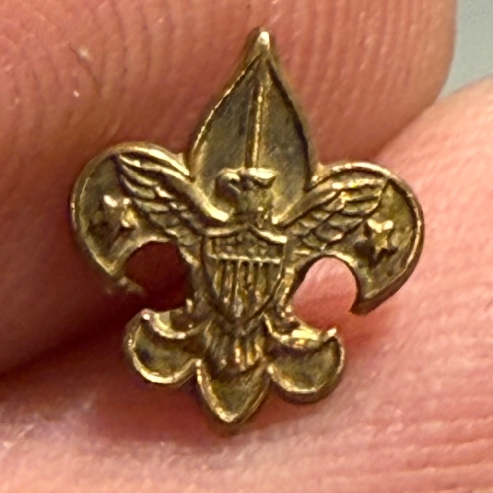 Vintage BSA Boyscouts Tenderfoot Scout Lapel / Hat‎ 7/8" Pin PAT 1911